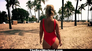 TheRealWorkout - A gigászi fenekű Kelsi keményen megkúrelva