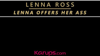 Lenna Ross ánusza megkúrva