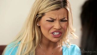 Abby Lee Spanyol és Adriana Sephora forró fiatal lesbi játékai